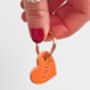 Cutie Leather Heart Keyring, thumbnail 4 of 7