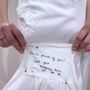 Wedding Memorial Patch With Handwritten Message, thumbnail 1 of 7
