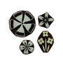 Wood Block Printing Kit Floral Zip Bag, thumbnail 4 of 5