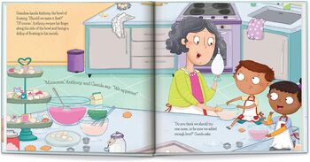 Personalised Children's Book, Baking Cookies Together, 7 of 9