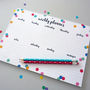 Confetti Spot Weekly Planner, thumbnail 5 of 6