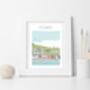 Fowey Town And Harbour Cornwall Art Print, thumbnail 1 of 3