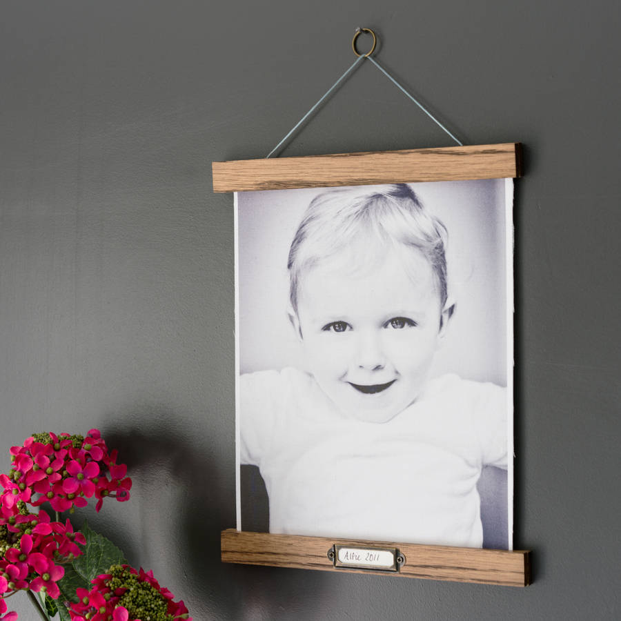 A4 Photo Canvas Picture Hanger By I Love Retro