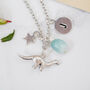 Personalised Dinosaur Charm Necklace, thumbnail 1 of 4
