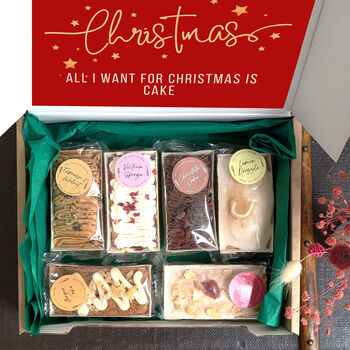 Christmas Six Mini Loaf Cakes Gift Box, 3 of 11