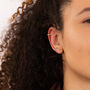 Silver Or Gold Plated Rainbow Climber And Cuff Earrings, thumbnail 3 of 9
