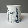Personalised Mug With Handmade Grasslands Print, thumbnail 9 of 12