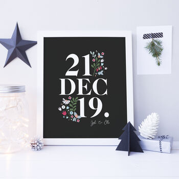 Special Date Personalised Print, 6 of 6