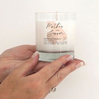 Mother Of The Bride Or Groom Essential Oil Gift Candle, 5 of 7