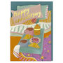 Breakfast In Bed 'Happy Anniversary' Card, thumbnail 1 of 2