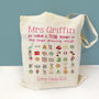 Personalised Growing Minds Teacher Bag, thumbnail 2 of 9
