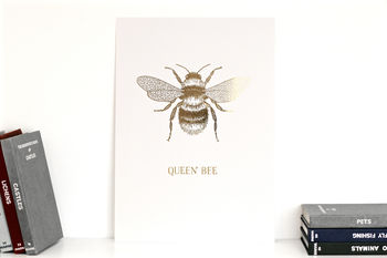 Queen Bee Gold Or Copper Print, 5 of 6