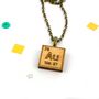 Periodic Table Chemical Element Necklace, thumbnail 3 of 5
