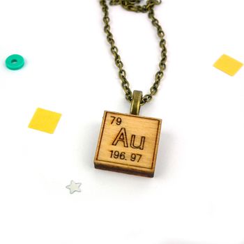 Periodic Table Chemical Element Necklace, 3 of 5