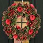 Luxury Christmas Roses Wreath, thumbnail 3 of 7