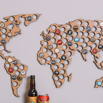 Beer Cap World Map, 3 of 4