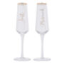 Just Married Set Of Two Champagne Flutes, thumbnail 2 of 3