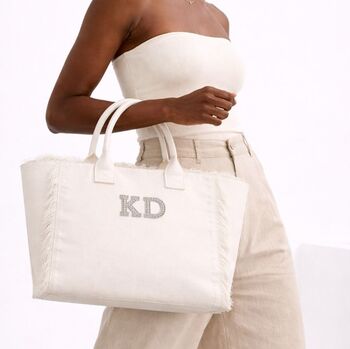 Personalised Fringe Tote Bag, 4 of 8