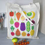 Five A Day Kawaii Fruit And Vegetables Shopper Bag, thumbnail 6 of 7