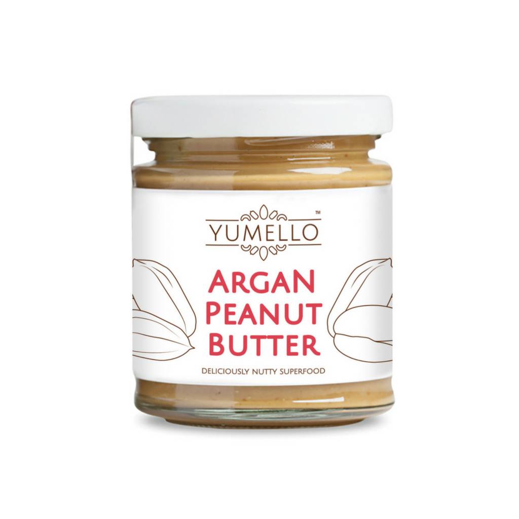 superfood argan peanut butter by yumello