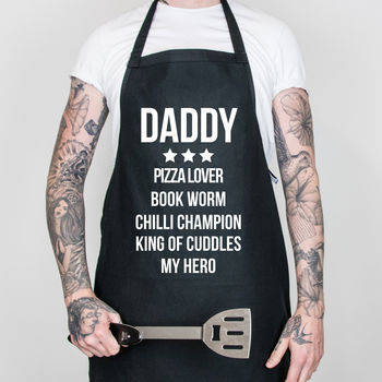 Personalised Father's Day List Aprons, 2 of 4