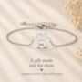 Personalised Dog Paws Print Bracelet Engraved Name, thumbnail 4 of 10