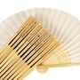 Elegant Pink Personalised Silk Hand Fan, thumbnail 8 of 12