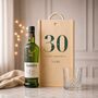Personalised 30th Birthday Whisky Gift Set With Custom Lid, thumbnail 5 of 11