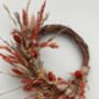 Small Autumn Dried Flower Wreath, thumbnail 4 of 6
