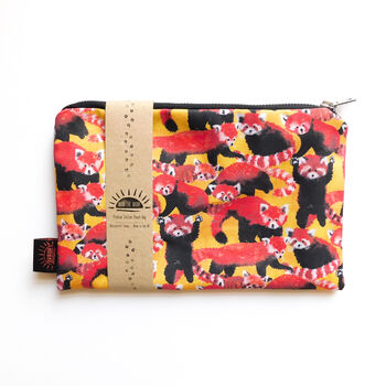 Pack Or Red Pandas Print Pouch Bag, 3 of 5