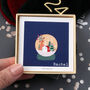 Enamel Christmas Tree And Snowflake Earrings, thumbnail 1 of 5