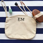 Embroidered Monogram Cosmetic Bag, thumbnail 4 of 4