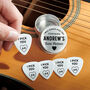 Personalised Valentines Or Anniversary Guitar Plectrums, thumbnail 1 of 4