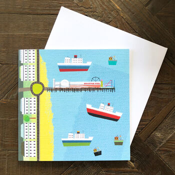 Brighton Pier Greetings Card, 3 of 4