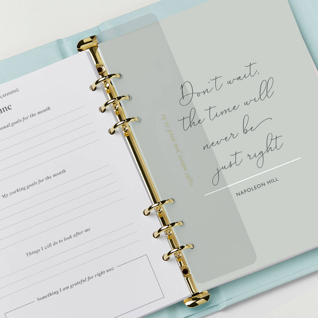 Personalised 2024 Life Planner By Martha Brook