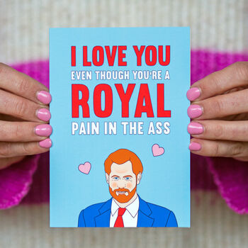 Funny Prince Harry Card For Son, 2 of 4