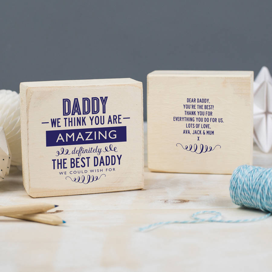 Personalised Keepsake Gift For Dad By Delightful Living
