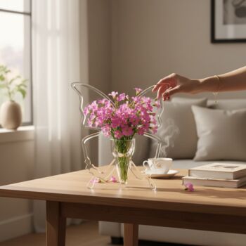 Belle Butterfly Acrylic Vase, 10 of 12