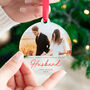 Personalised Bauble – First Christmas Married As Husband, thumbnail 1 of 5