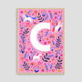 Personalised Unicorn Name Print, Girls A Z Alphabet Art, thumbnail 3 of 12