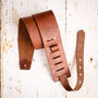Handmade Personalised Leather Guitar Strap, thumbnail 1 of 11