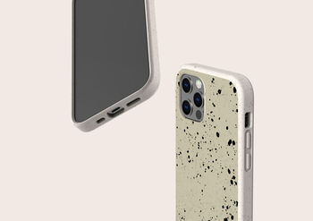 Green Splatter Biodegradable Phone Case, 4 of 8