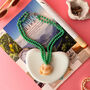 Green Beaded Shell Necklace, thumbnail 6 of 7