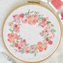 Summer Wreath Embroidery Hoop Kit, thumbnail 3 of 5