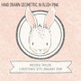 Personalised New Baby Bunny Print, thumbnail 4 of 8