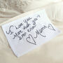 Personalised Handwriting Wedding Dress Label, thumbnail 5 of 5