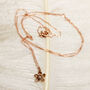 Cherry Blossom Necklace Silver/Gold/Rose Gold, thumbnail 6 of 11