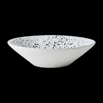 White And Black Togo Serving Bowl Large, 2 of 6