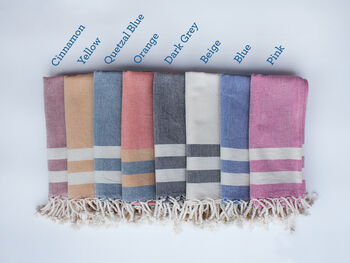 Personalised Bride Gift, Beach Towel Set, 11 of 12