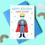 Superhero Personalised Child Birthday Card, thumbnail 4 of 6